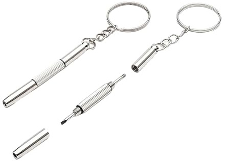 Cacciavite da Tasca a Doppia Punta per la Riparazione di Occhiali e Occhiali da Sole,2 pcs.
