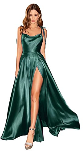 BABYONLINE D.R.E.S.S. Robe de Cocktail Sexy Longue pour Mariage Femme Demoiselle d'honneur pour Soirée Fête