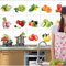 Sanfly Pegar En Baldosas De Pared Pegatinas 3D Baldosas De Fruta Impermeable Pegatinas De Azulejos De Azulejos Auto Adhesivos Calcomanías De Baldosas