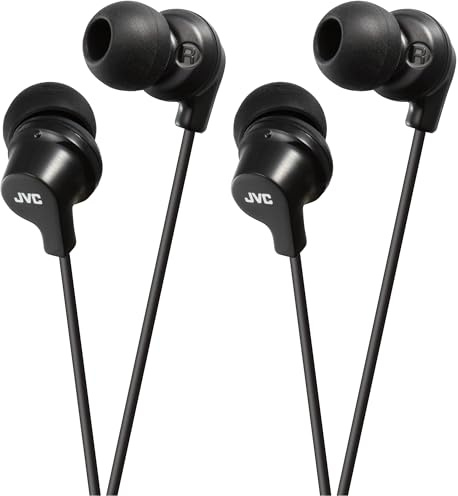 JVC HA-FX10 Mini Ecouteurs Filaire Noir (Lot de 2)