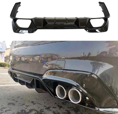 THOMIX Auto Heckstoßstange Diffusor für BMW New 3 Series G20 G28 2020+,Spoilerlippe Heckdiffusor,Auto Heckspoiler Heckstoßstange Lippe Hecklippe des Fahrzeugs Auto Zubehör