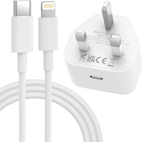 iPhone Charger Fast Charge, [MFi Certified] 25W PD USB C Charger with 2M/6FT Fast Charging Cable for iPhone 14/13/12/11 Pro/Pro Max/XS Max/XS/XR/X/SE/8/iPad, USB C Wall Chargers Power Adapter