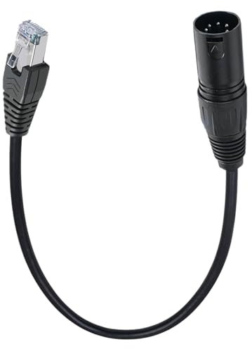 Audio Cord Converters, Extension Cable, Connector Tool, 5-Pin Converter Cords, Ideal for Amplifiers, Mixers, Equipment, Lighting Systems, and Sound Devices 19.69 Inch
