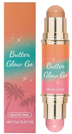 Multi Stick Blush, Makeup Stick, Cream Contour Highlighter Bronzer Long Lasting Waterproof Makeup for Face Sculpting, Natural Glow, Travel Friendly Beauty Must-haves for All Skin Types