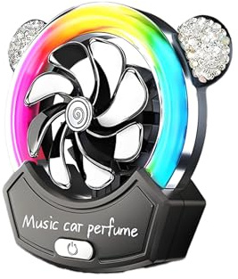 Diffuseur de ventilation de voitures - Amosphère de voiture LED Lumière avec parfum d'aromathérapie | Rassisseur d'air à parfum réglable pour l'intérieur | Décor de voiture à clip de parrfum