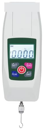 Dinamometro digitale e misuratore di trazione Dinamometro digitale Gge 50N/5kg/11lb/180oz e misuratore di trazione Mini dinamometro con 4 unità di misura N Kg Lb Oz Carico di compressione automatico