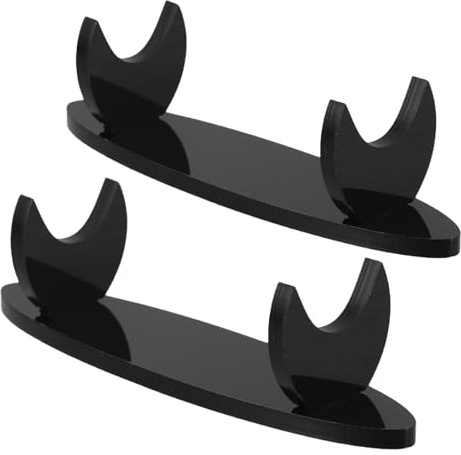 FUNOMOCYA 2piezas Soporte para Instrumentos de Mesa Unidades Soporte de Exhibición de Flauta Portátil para Almacenamiento y Decoración Salas de Estar Material de Acrílico