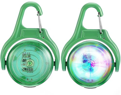 WGIDSKKI Cartable Clignotant Réflecteurs pour Enfants, Lumières de Sécurité LED Clignotantes Etanche, 4 Modes, Lumière de Sécurité Rechargeable par USB, pour Cartable, Animaux de Compagnie, Vélo
