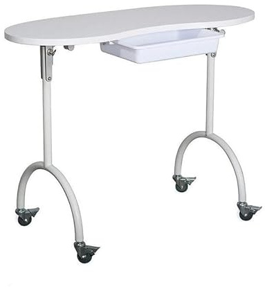 Genérico Mesa de manicura portátil Plegable con cajón Modelo Palmar