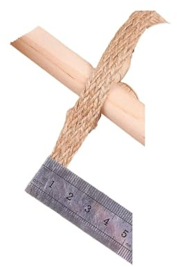 Corda Juta Nastro di iuta da 10 m, spago di iuta, cordoncino di lino rustico vintage, fai da te, fiocco, artigianato, decorazione for feste(1cm-10m)