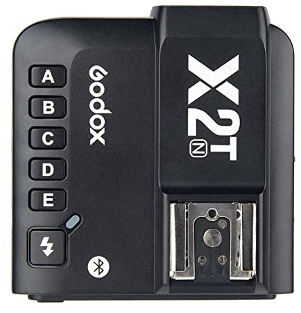 Godox X2T X2T-N Flash Trigger for Nikon, with 2.4G i-TTL HSS 1/8000s Group Function LCD Control Panel Firmware Update, GODOX X2 X2TN X2T N Wireless Flash Trigger Transmitter for Nikon Camera