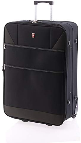 Koffer-Experte Jumbo-Trolley Rollenkoffer 83 cm, XXL-Volumen 140 Liter, Dehnfalte