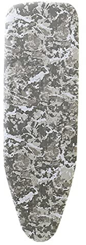 FGWE Ironing Board Cover, Large Size, 100% Cotton, Anti-scorch, Drawstring Tightening, 4 Fasteners, For Steam Iron, To Replace Ironing Board Cover,97x34cm