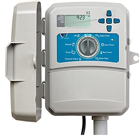 Suinga PROGRAMADOR de RIEGO electrico X2, exterior 14 Zonas de Riego