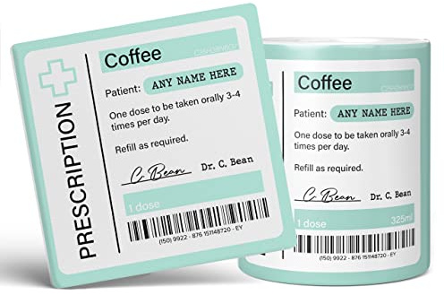 Mug Monster Taza de café con receta, regalo personalizado para colega, taza de café de cerámica, regalo para hombres o mujeres, taza extra grande y gigante disponible, taza blanca de 11 oz y