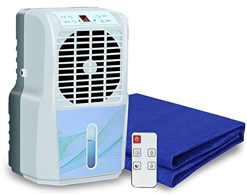 FXNFXLA Mattress Cooling Pad, Chilled Mattress Topper Water Cooling System Cooling Pad, for Hot Sleepers and Night Sweats, Water Cycle Mattress Cooler(Color:55x63)