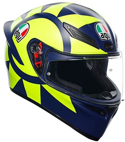 AGV K-1 S Soleluna 2018 Helm, blau/gelb, L (59/60)