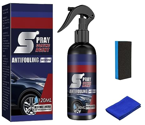 Politur Auto Nano Spray, Lackreiniger Für Autolacke, High Protection 3in1 Spray, Autolack Außen Restaurator, Motorräder Lack Reparatur (1 Stück)
