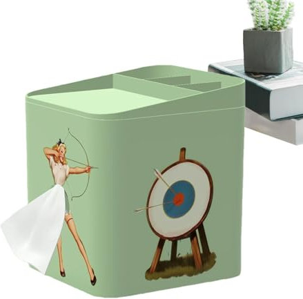 Misaakoeq Taschentuchbox mit fliegendem Rock, Taschentuchbox-Halter,Kreativer Taschentuchbox-Organizer, Taschentuchbox-Abdeckungen - Innovativer, dekorativer Taschentuchspender für Taschentücher,