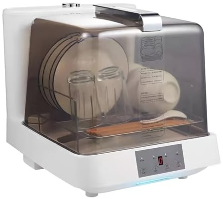 Mini Lave-Vaisselle avec Réservoir D'eau Intégré Pour Appartements, Dortoirs, Bureaux - Lave-Vaisselle Ménage Bureau Bureau Lave-Vaisselle Automatique Intelligent et Fruits/Légumes - Meuble de