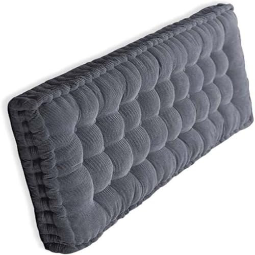 Dickes rechteckiges Sitzkissen für drinnen und draußen, Bodenkissen, 100 x 55 cm, perfekt für Garten und Zuhause