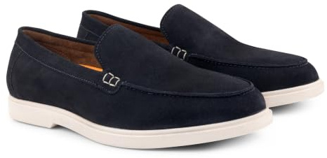 Silver Street London San Mauro Premium Suede Loafers Shoes for Men Extra Padded Breathable Mens Casual Shoes Comfortable Moccasins Slip On Men Flats