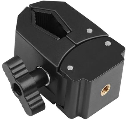 Luwecf Abrazadera de Montaje en Tubo para trípode, Accesorio para trípode, portátil, de fácil instalación para cámaras, Clip de Tubo, Style B