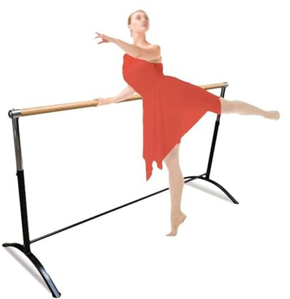 Sistema de Barra de Ballet Tradicional de Pared y Barra de Ballet portátil e Independiente, Barra de Estiramiento/Baile para Entrenamiento en casa, Ajuste de Altura de 80 a 120 cm.