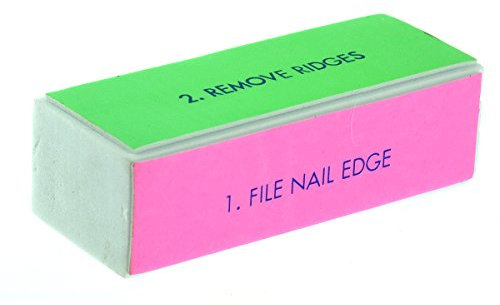 Frcolor 10 Stück 4-Seitig Polierblock Nagelbuffer
