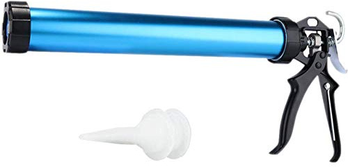 Sealant Sausage Caulking Gun Aluminium-600ml/20oz - 12:1 Thrust Ratio (Blue)
