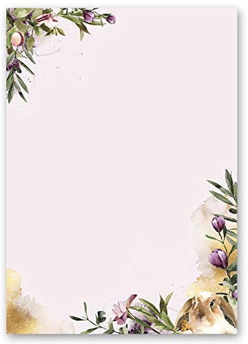 Motivpapier BLUMENNEST Frühling - DIN A4 Format 100 Blatt - Blumen & Blüten