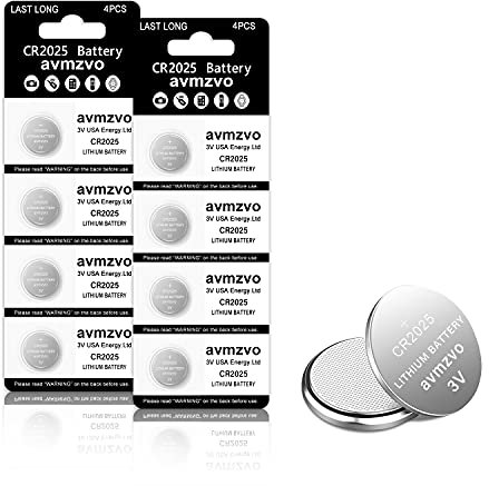 CR2025 Knopfzelle 3V Lithium Knopfzellen CR 2025 Batterien 8 Stück【5 Jahre Garantie】