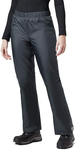BenBoy Pantalones Impermeables para Mujer Transpirable Ligero Exterior Trekking para Esqui excursión Caminar Pesca(F Gris,M)