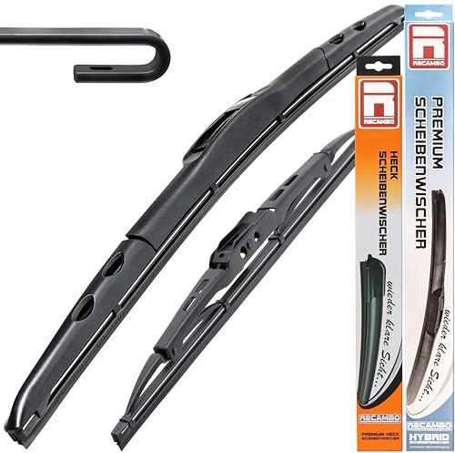 HYBRID Scheibenwischer FLEX AERO kompatibel für Renault Twingo Typ C06 BJ 1993-2007 - 300mm / 650mm - Premium Qualität Wischerblätter Set - RECAMBO