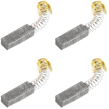 PATIKIL 4Pcs Escobillas de Carbón Reemplazo para Motor 20x7x5mm | Cepillos de Carbón para Herramienta Eléctrica, Reemplazo de Reparación de Angular Amoladora Mesa Sierra Taladro de Mano