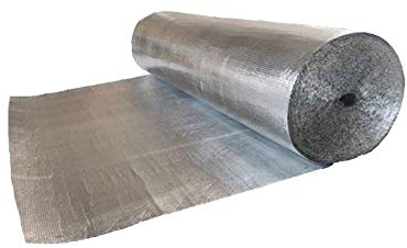 BNALU Isolierfolie Selbstklebend Vorzelthimmel Dampfsperre und wasserdichte Isolierfolie Isoliertapete Aluminium Dämmung Isolierung Aluminiumfolien-Membran Thermo Und Schaum (Size:1x30m)