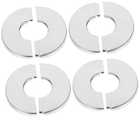 4-teilige Edelstahl Abdeckungen Runde Rosettenplatten Zum Dekorieren Von Wandlöchern Und Installationen