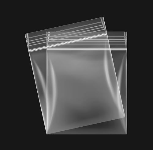100 sacchetti per congelatore con chiusura ermetica, in plastica trasparente, resistenti, richiudibili e riutilizzabili, utilizzati per conservare alimenti, gioielli, medicine (3,8 x 6,3 cm)