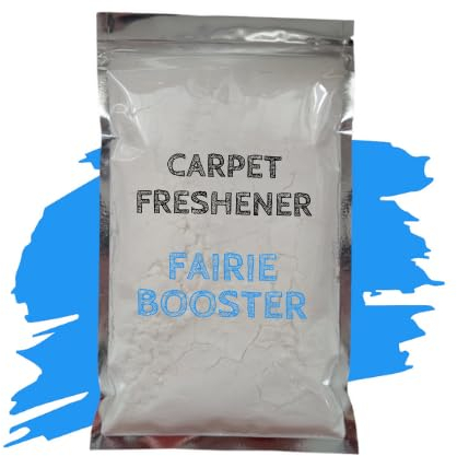 Strong Scented Carpet Freshener - Handmade UK (Shake & Vacuum, Carpet Sprinkle Dust, Deodoriser) (FAIRIE BOOSTER)