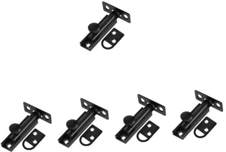 5St Unsichtbarer Türriegel einbruchschutz Sicherheitstürverschluss Doppeltürriegel Türriegel für die Oberseite der Tür Türschloss Türverriegelung schwere Ausführung Laufbolzen Gadpiparty