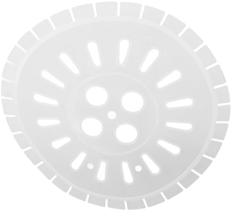 Washer Spinner Cover White Plastic Spare Part for Machine 25cm | Easy Removal, Universally Compatible, Laundry Room Use, Spinner Cap Replacement, Washing Machine Topper