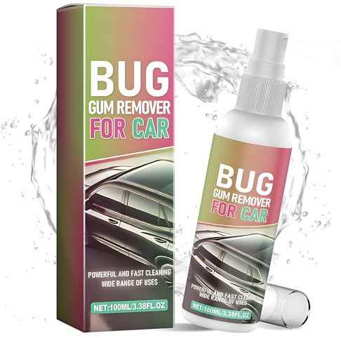 Allony Tar Remover, Bird Poo Remover for Cars, Tar and Glue Remover, Car Tar Remover, Adhesive Remover for Tar Spots, Glue Residue, Pen Marks, Oil and Fuel Stains-100ml