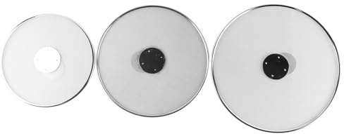 Sarini Confezione da 3 paraspruzzi in Acciaio Inox per padelle, Protezione antigrasso Multiuso per padelle da 21 cm, 25 cm e 29 cm, per la Protezione della Cucina in Cucina