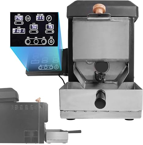 Home Coffee Roaster Machine With 9 Automatic Baking Curve,Professional Coffee Bean Roaster With Smoke Purifier & Smoke Pipe, Multiple Roaster Mode For Sun-Dried/Washed/Honey Processed Beans
