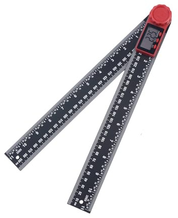 Transportador De Regla Ángulos Digital Con Pantalla LCD Herramienta Medición Para Aplicaciones Ingeniería Y Construcción Herramienta Medición Y Rectas