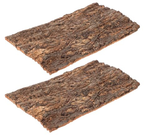 POPETPOP Reptilien Kletterplattform aus Natürlicher Rinde 2 Stück 299 X 201cm Robust und Langlebig für Terrarien mit Schlangen Echsen und Kleinen Kriechtieren