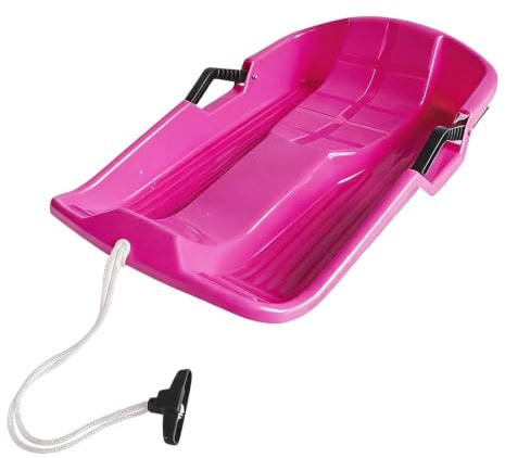 Luge Enfant Toboggan Portable 2 Personnes Jouet avec Corde De Traction