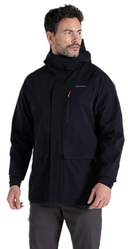Craghoppers Men's Lorton Stretch Waterproof Jacket with Aquadry waterproof and breathable fabric, perfect for hiking, walking & outdoor activities
