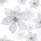36 Pieces 3 Size Christmas Poinsettia Christmas Tree Flowers Glitter Faux Flowers Decoration Artificial Poinsettia Ornaments For Christmas New Year Home Outdoor Decoration (Silver, 3/4/ 6 inch)