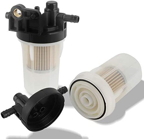 OUKENS Filtre à carburant, Filtre à Carburant Kubota, filtre d'assemblage de séparateur d'eau de carburant 6A320-58862 adapté pour Kubota B7510/B7610/B7800/B2320/B2620/B2920/B3000